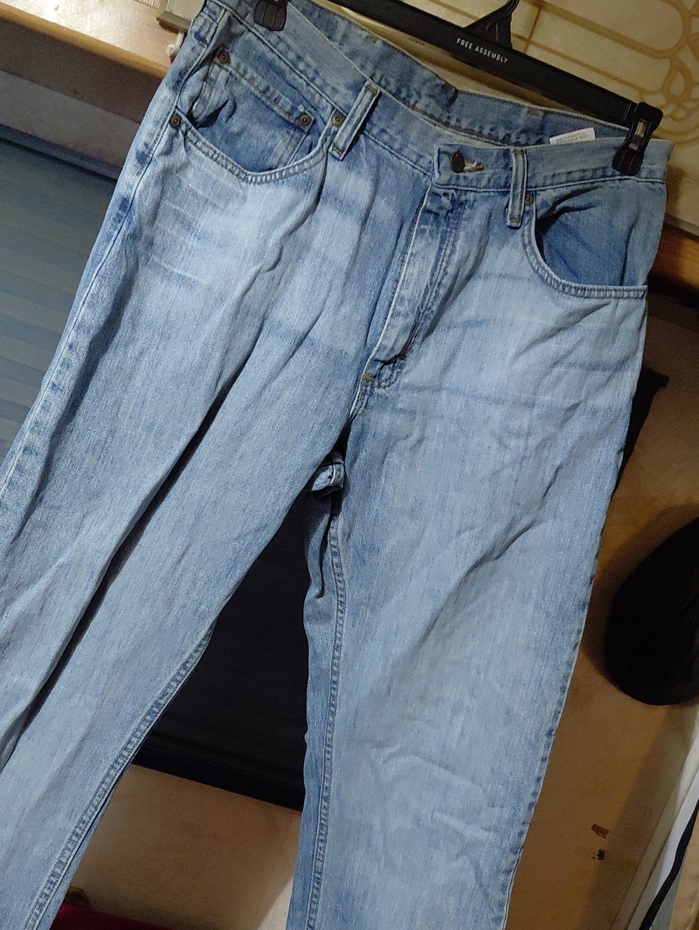 Wrangler Light Blue Relaxed Fit Men's Jeans